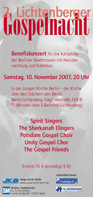 2. Lichtenberger Gospelnacht 2007